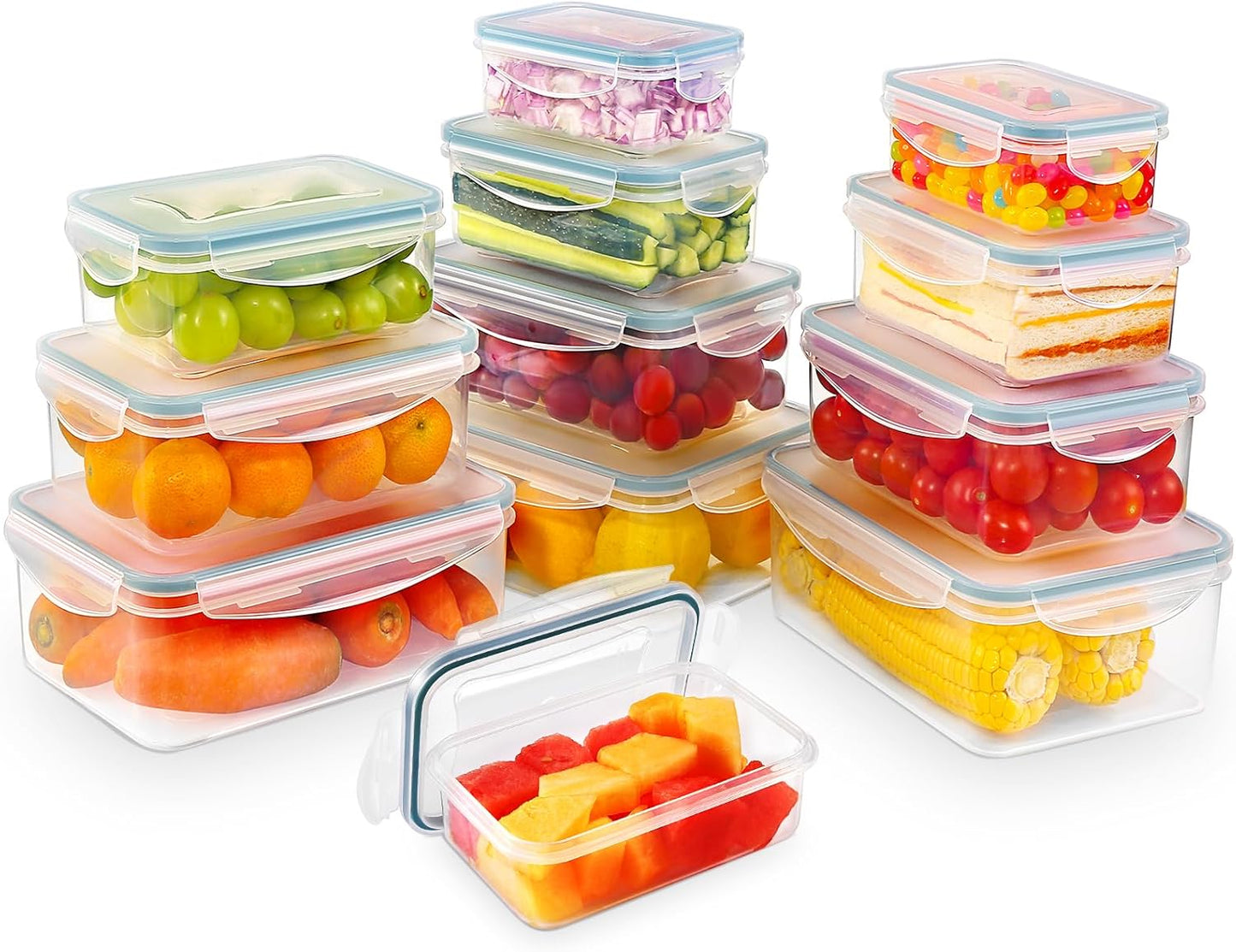 12-teiliges Frischhaltedosen-Set, MB-04-12PCS