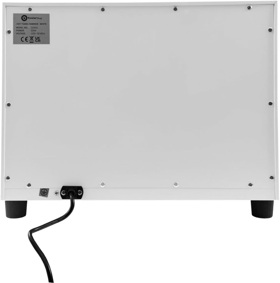 Kompressenwärmer mit UV-Sterilisation, Weiss