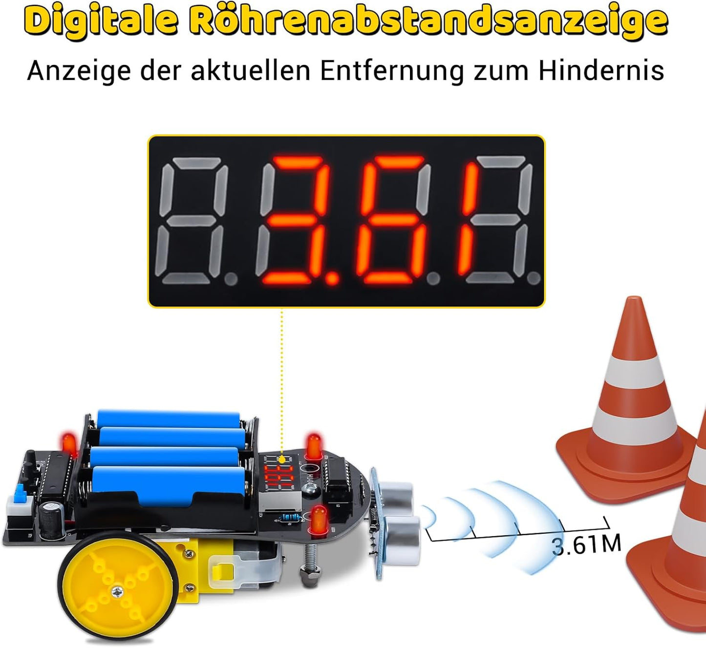 Trolley Roboter Kit, Hindernisvermeidungswagen