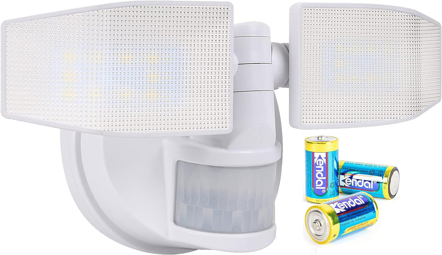 LED-Strahler mit Bewegungsmelder, Weiss
