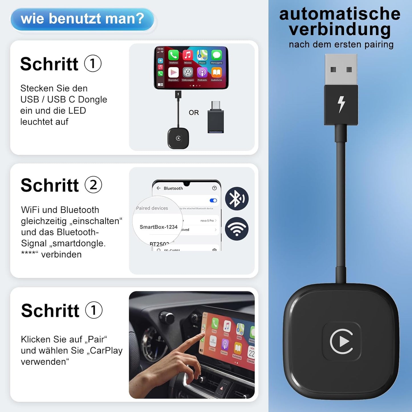 iPhone Wireless CarPlay Adapter