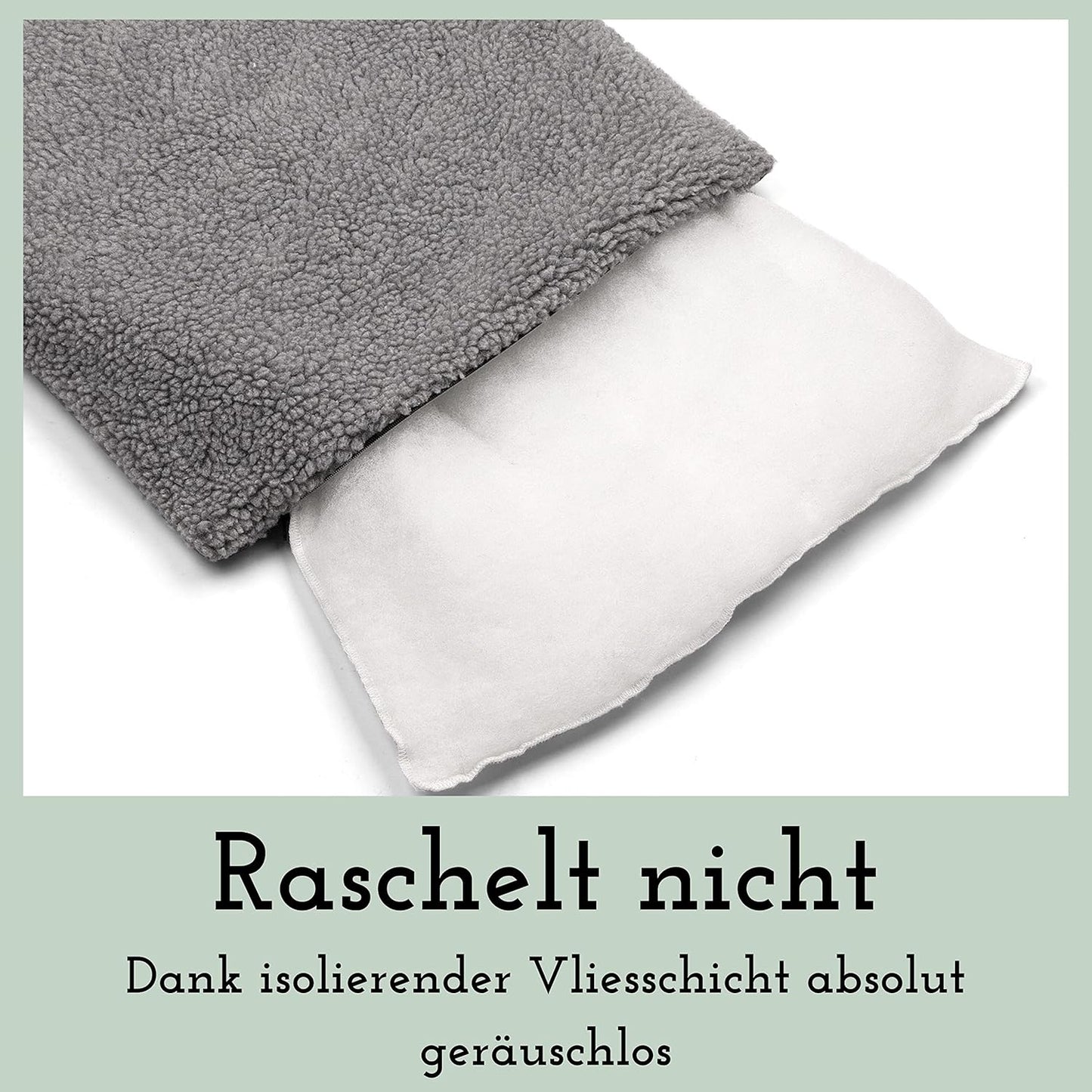 Selbstheizende Haustierdecke, L 60 x B 40 x H 3 cm / Grau