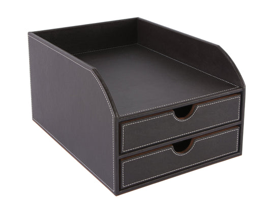 2-Etagen Brief- & Ablagekorb, Single