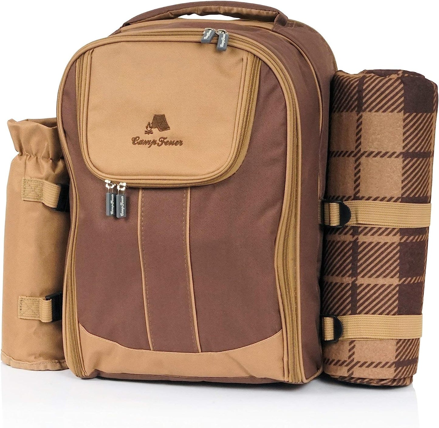 Picknickrucksack, Braun