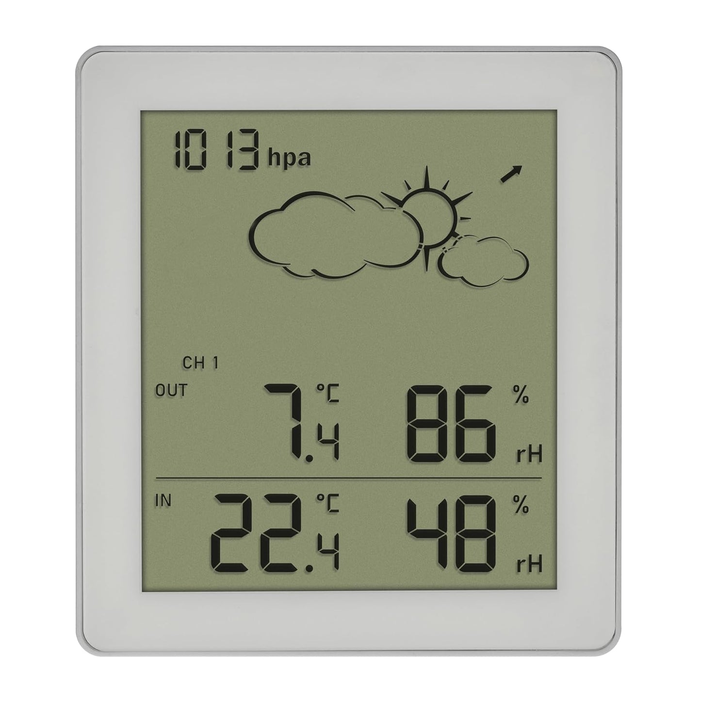 Wetterstation Clear mit Aussensensor, weiß