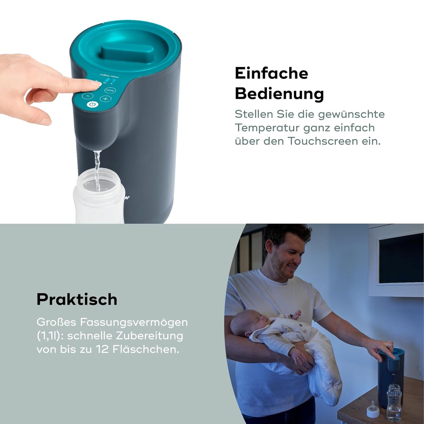 Flaschenzubereiter Milky Now mit Warmhaltefunktion, Milky Now