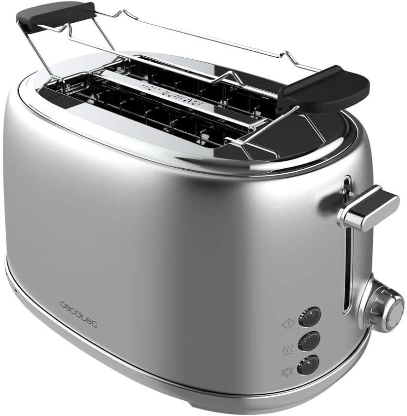 Toaster 2-Scheiben Retro-Design, Retro - 2 Scheiben ; Inox