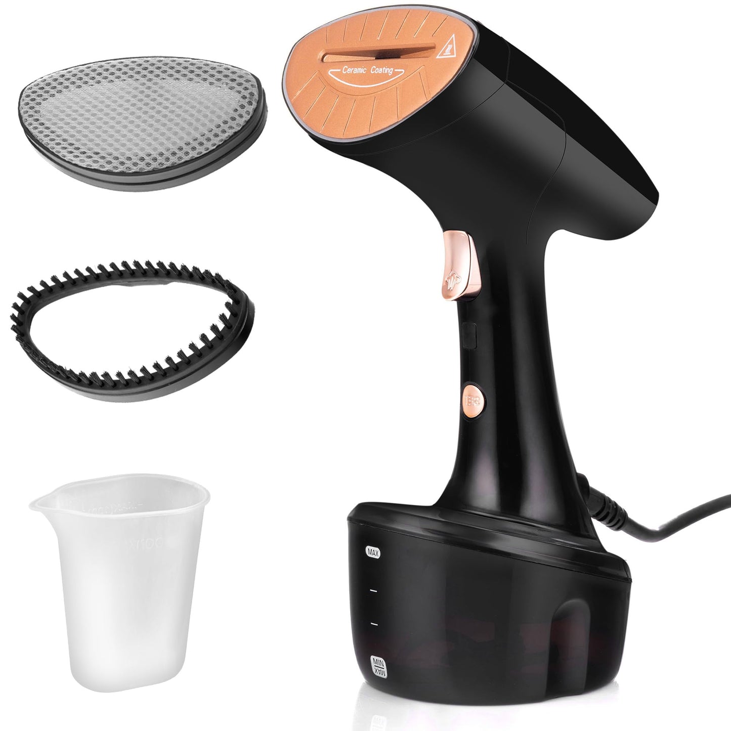 Dampfglätter mit abnehmbarem Wassertank
