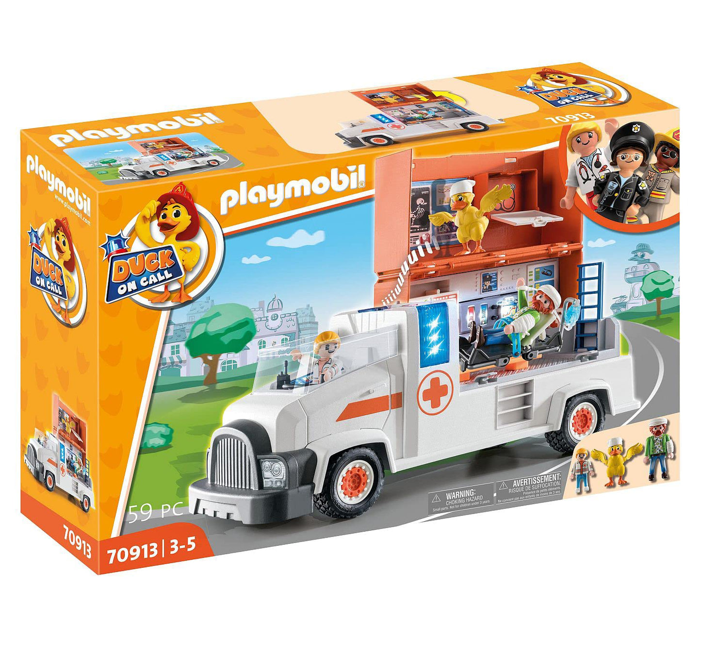 70913 DUCK ON CALL Notarzt Truck, Konstruktionsspielzeug