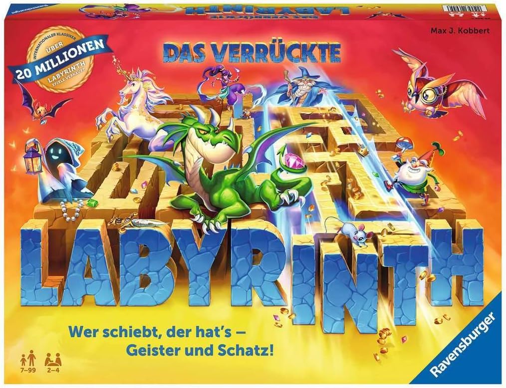 Das verrückte Labyrinth Brettspiel ab 7 Jahren
