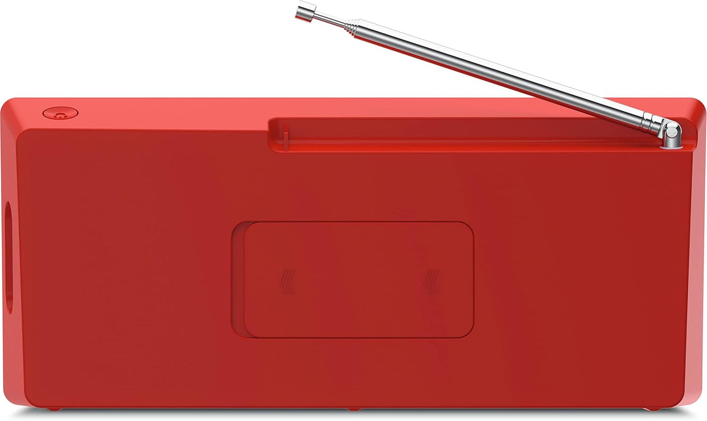 DigitRadio 2 S, Rot/Silber Stereo Single