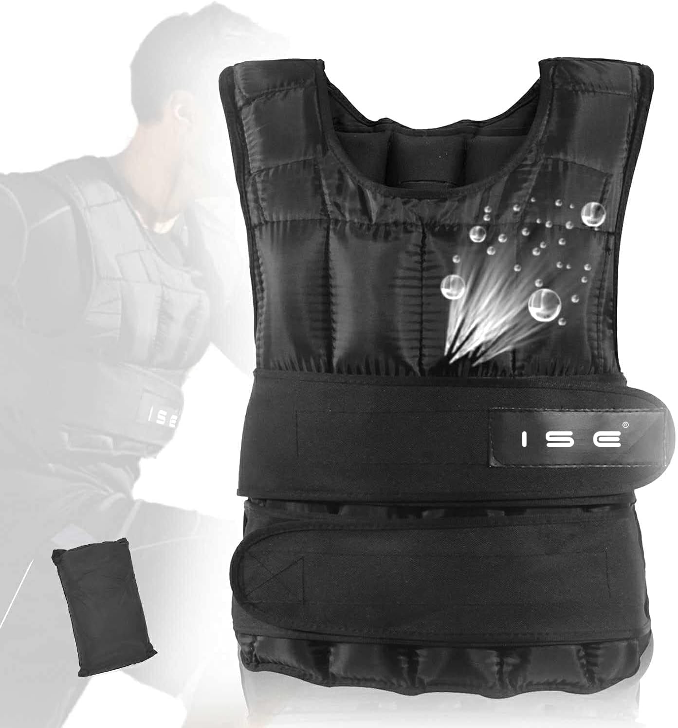 Verstellbare Gewichtsweste für Krafttraining (5-30 kg), 10kg