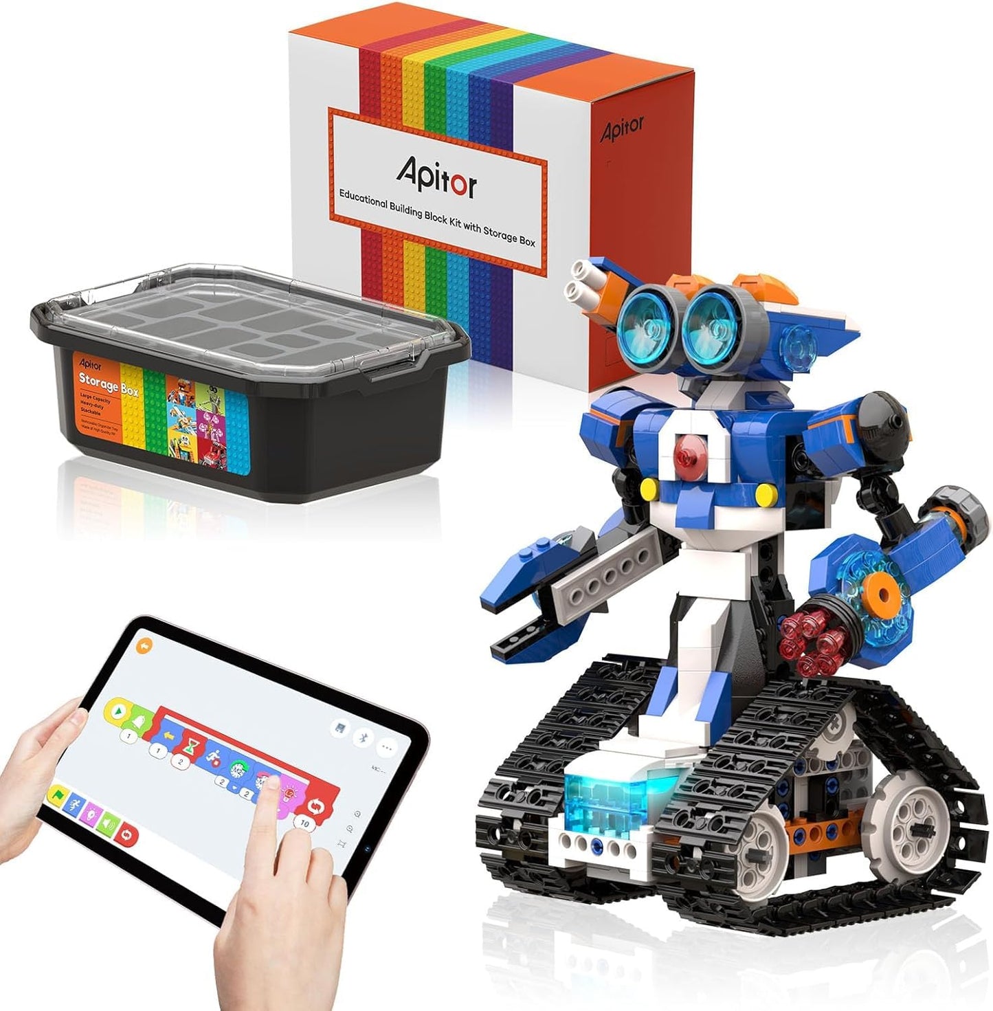 Programmierbarer Roboter-Bausatz für Kinder, Robot J(Storage)