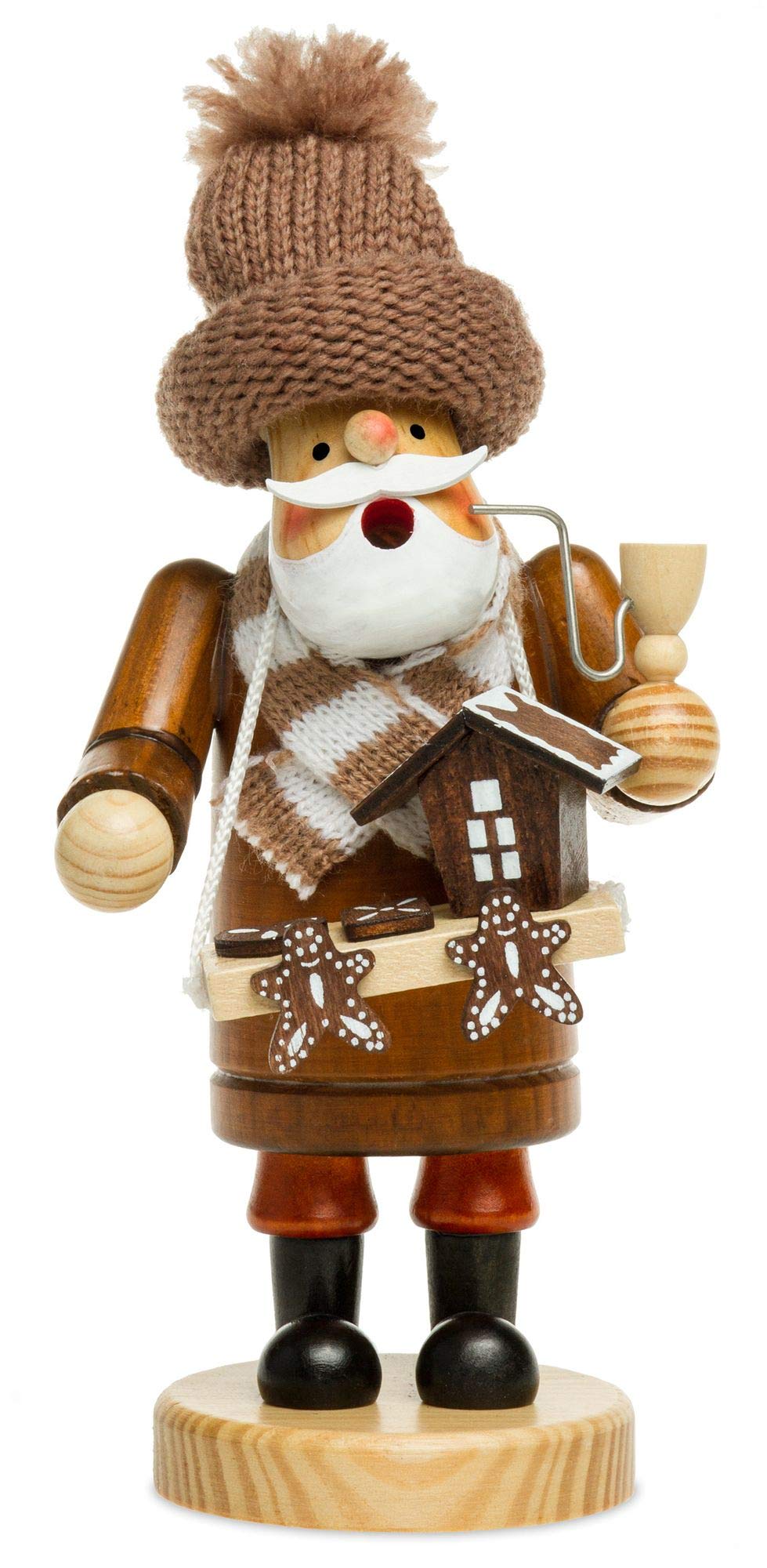 RM-A Räuchermännchen Lebkuchenhändler, A32 Braun - Lebkuchenhändler, Höhe ca. 15 cm