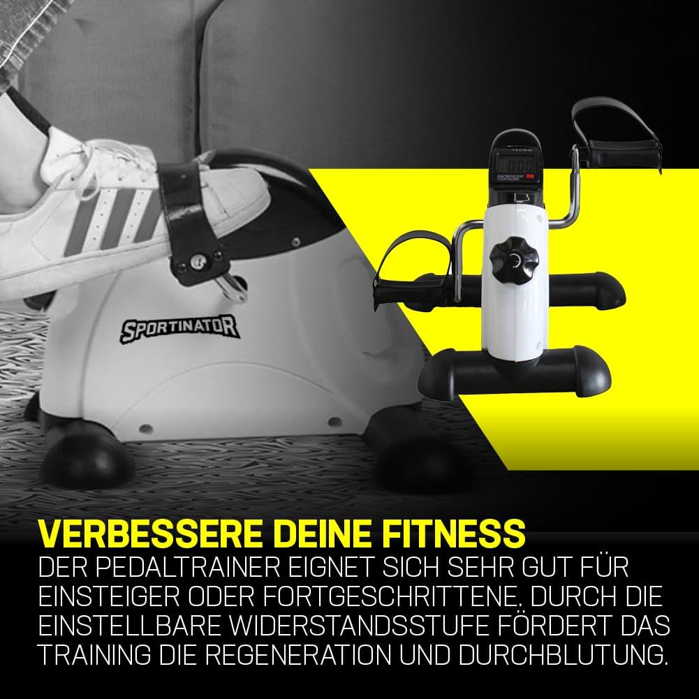 Pedaltrainer mit LCD-Display, Schwarz