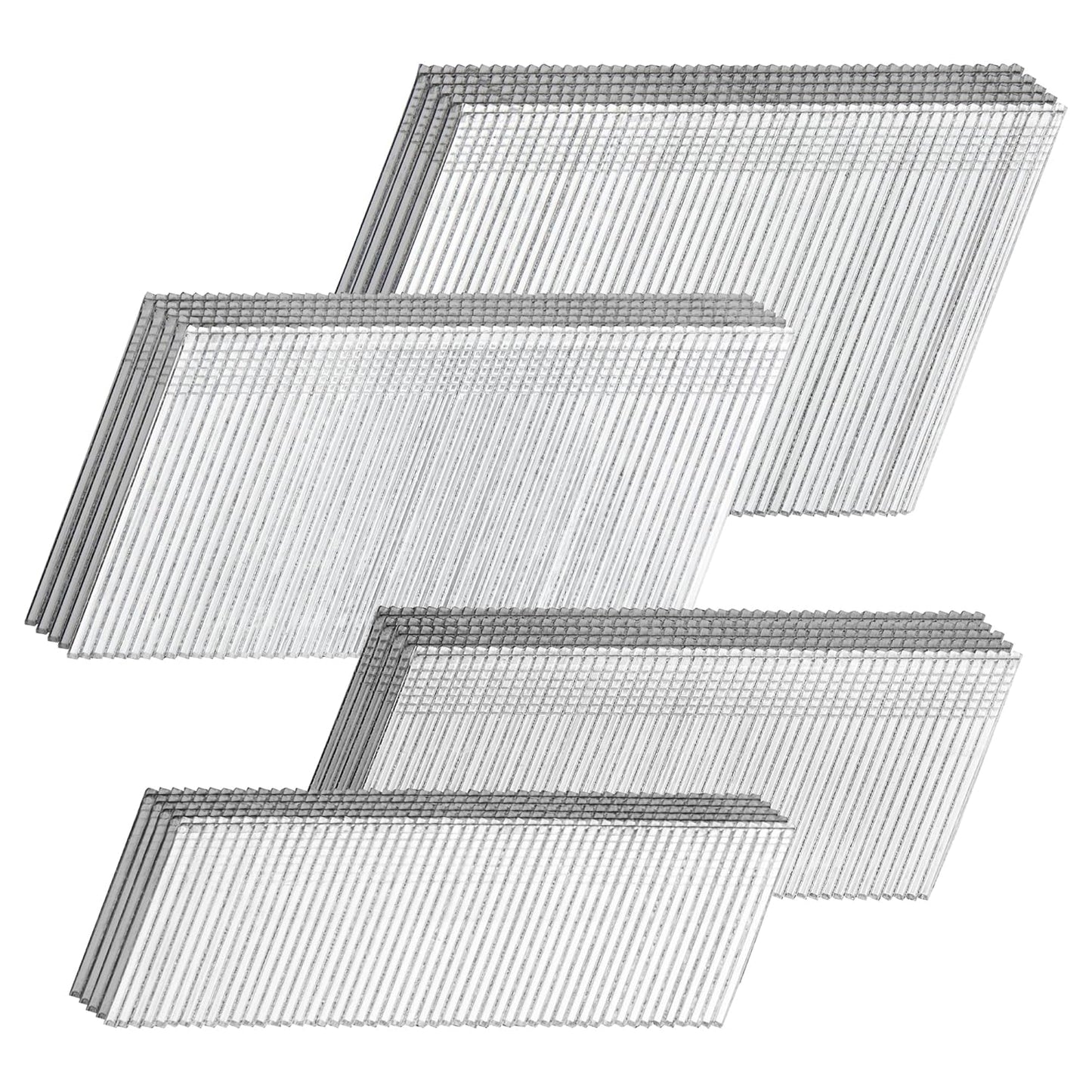 16-Gauge-Nagelsortiment, 2000 Stück, 4 Grössen (32 mm, 38 mm, 50 mm, 64 mm)