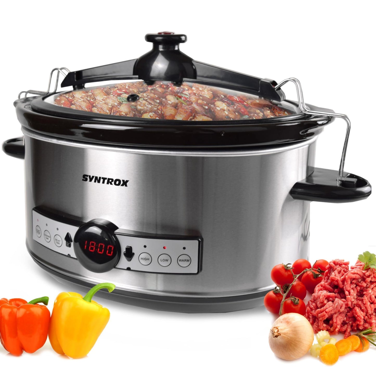 Slow Cooker mit Timer