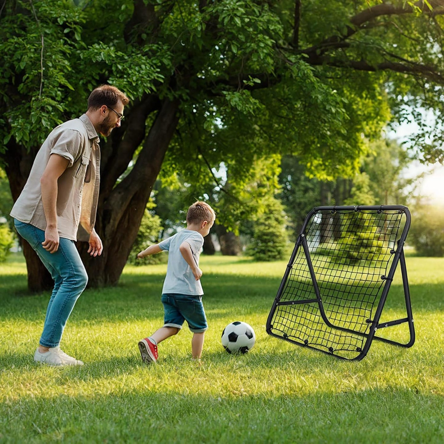 Fussball-Rebounder Netz 100 x 100 cm