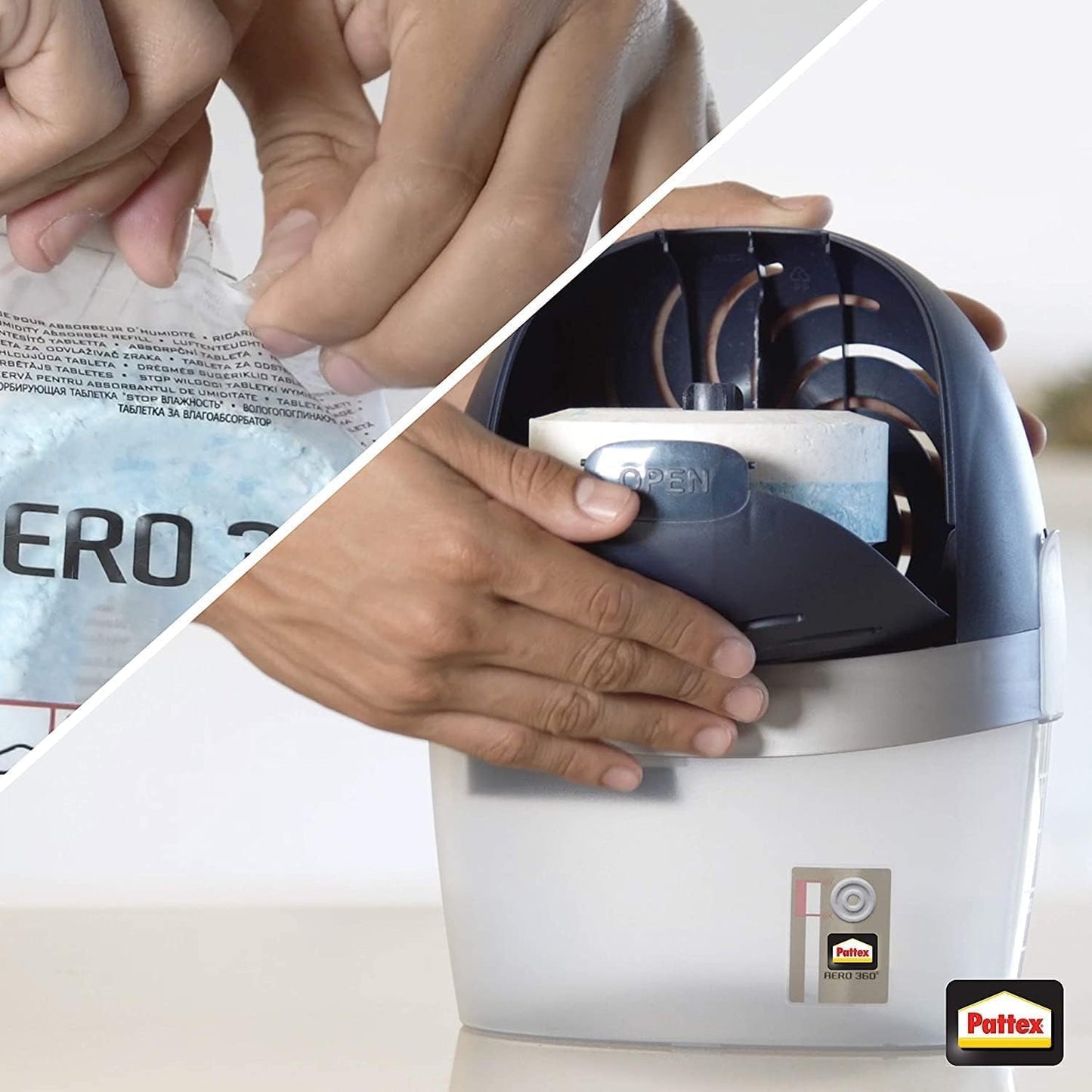 AERO 360° Nachfüllpack, 4 x 450g Tabs, Neutral, 4 x 450g Nachfülltabs