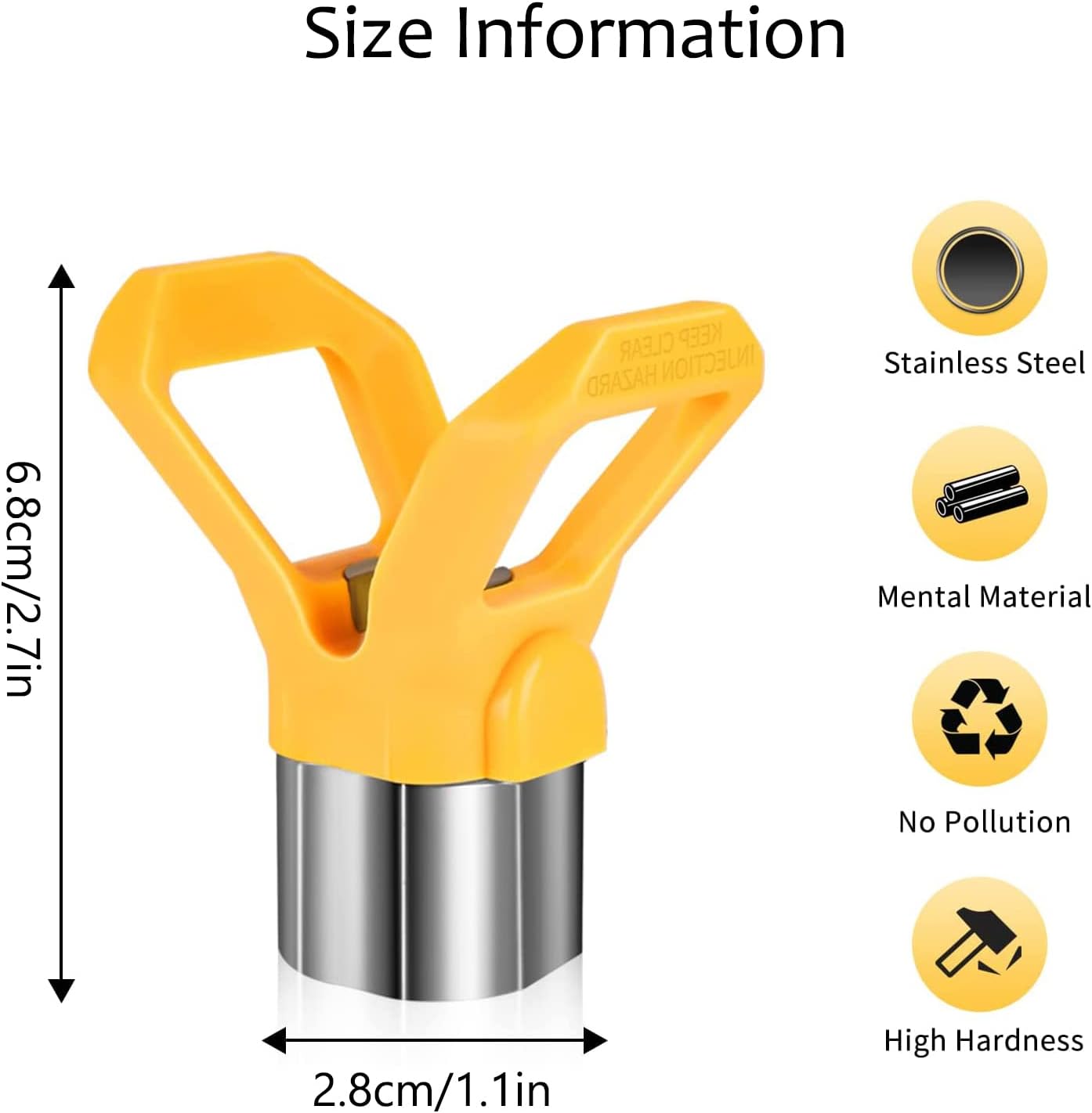 Airless-Sprühdüsen Set, Typ A