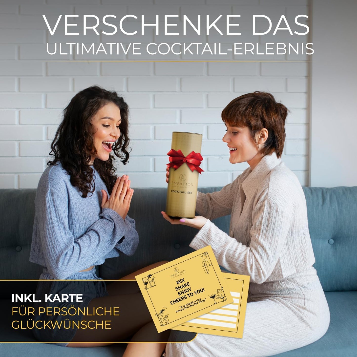 Cocktail Shaker Classic Set, 14-teilig, Classic Set, Gold