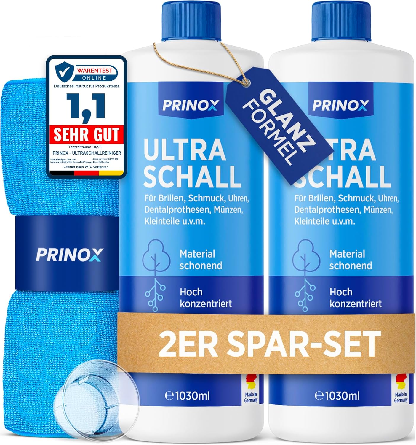 Ultraschallreiniger Konzentrat, 1.03 l (2er Pack)