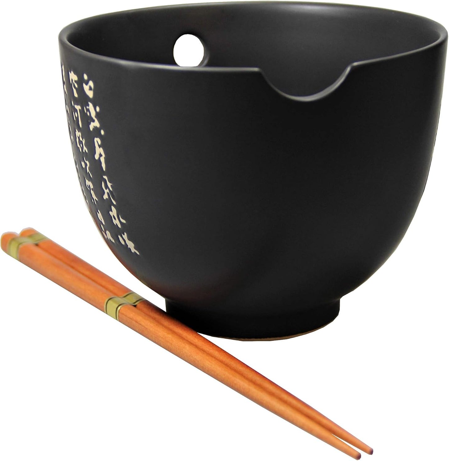 Soba- und Reisschalen-Set mit Essstäbchen