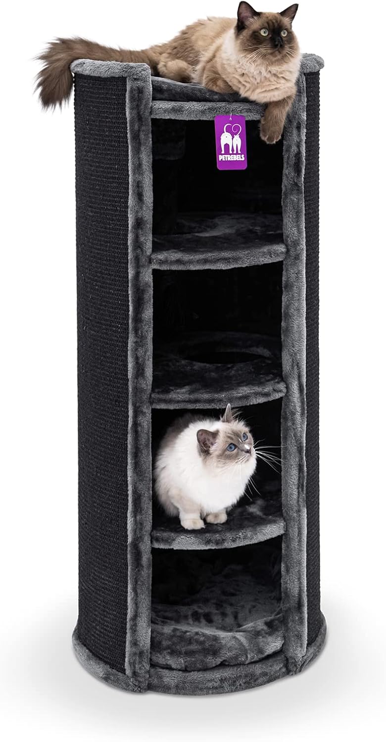 Kratztonne XXL, 120 cm Schwarz