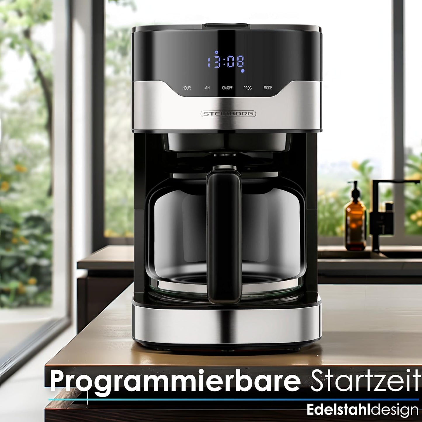 Filterkaffeemaschine mit Timer und Dauerfilter