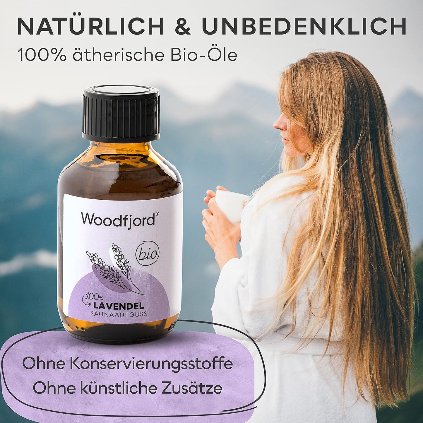 Saunaaufguss Lavendel, Lavendel (Bio) 1er Verpackung
