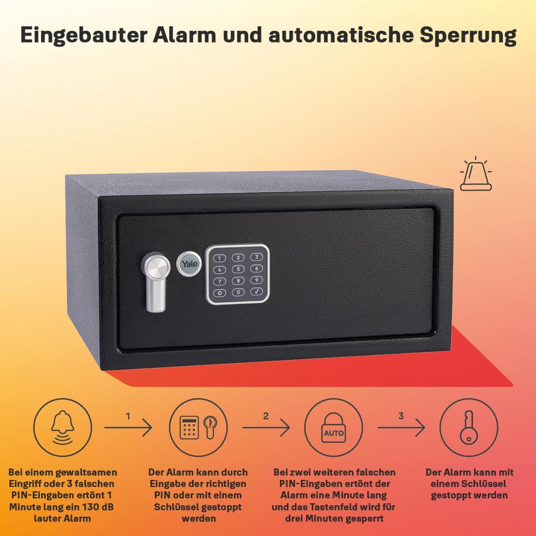 Möbeltresor YLC/200/DB2 mit Alarmfunktion