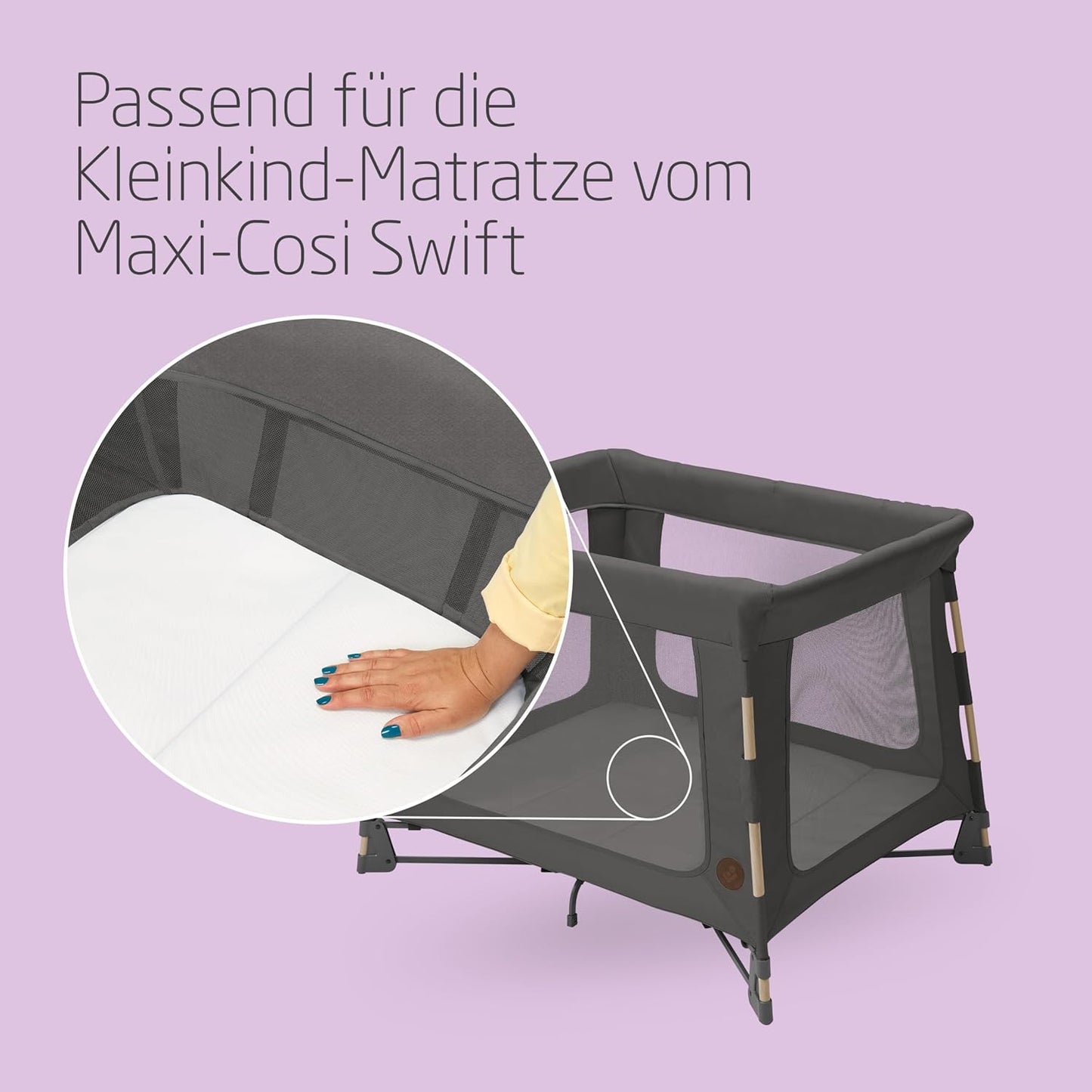 Swift, Spannbettlaken für Kleinkinder Weiss