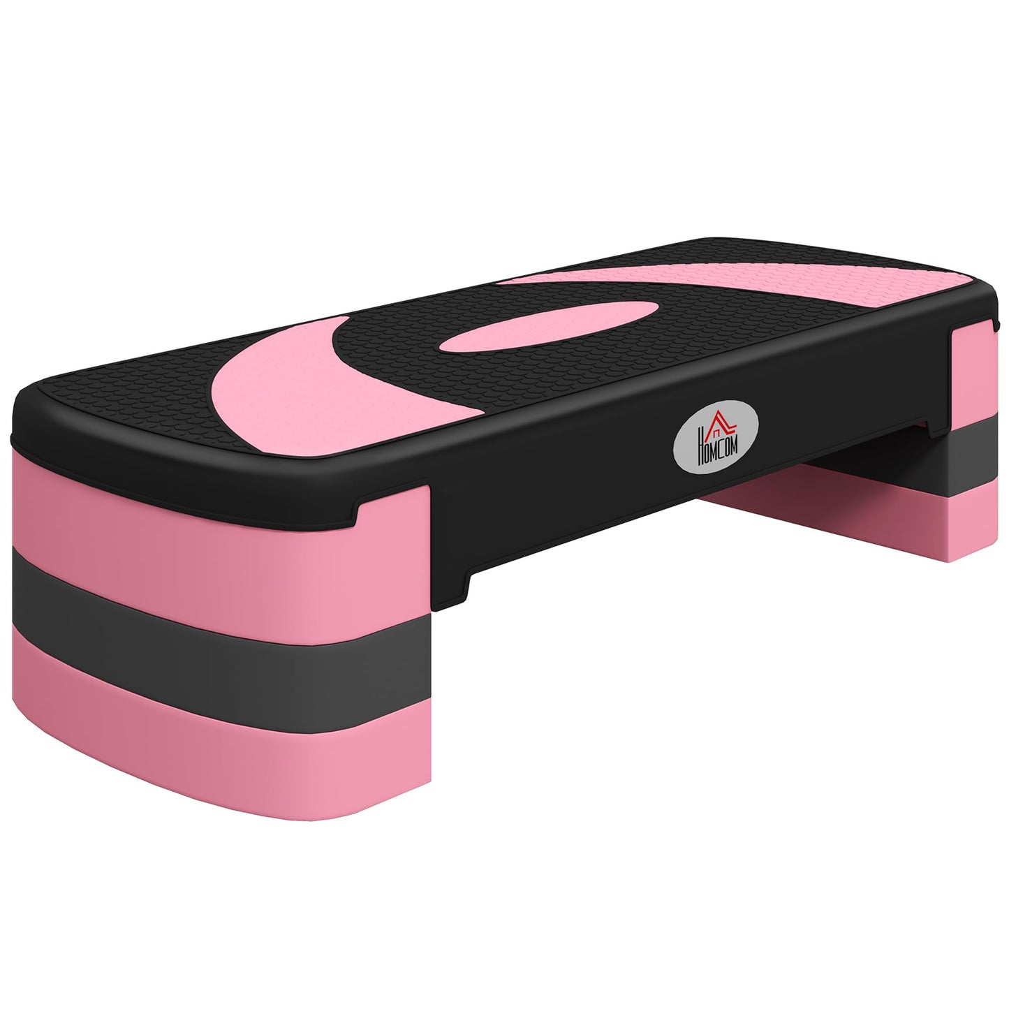 Steppbrett, Schwarz+Rosa+Grau