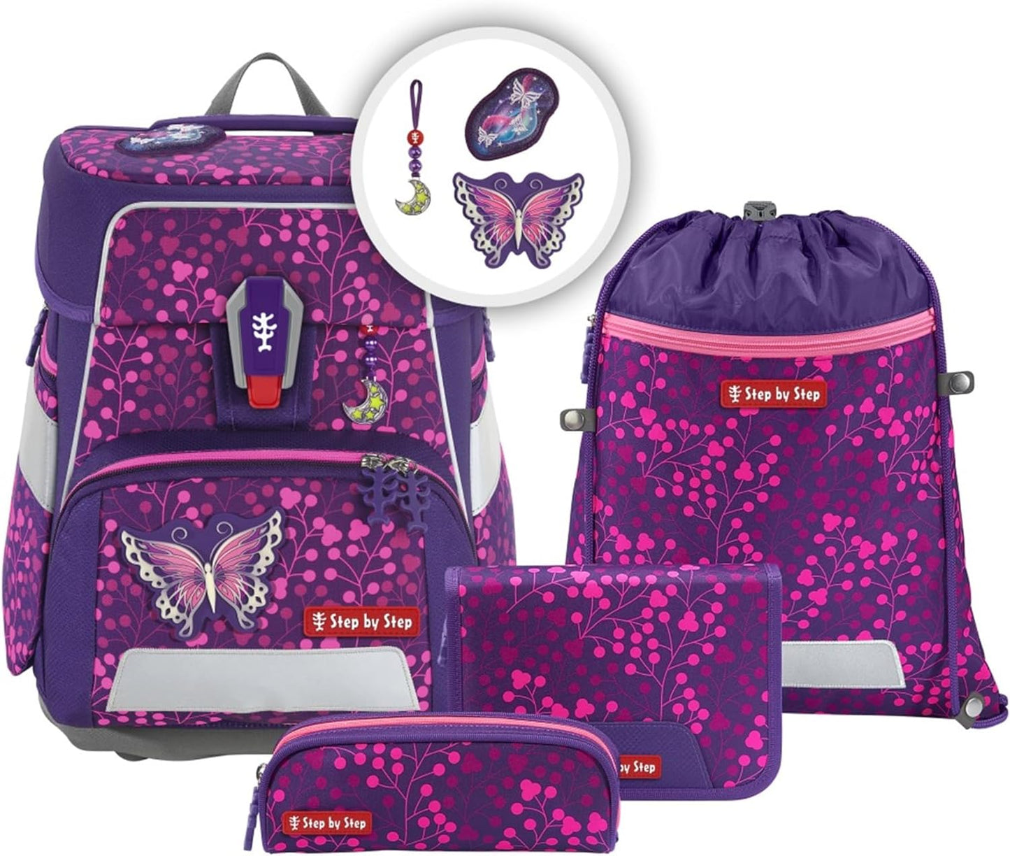 Ranzen-Set SPACE, Butterfly Night Ina