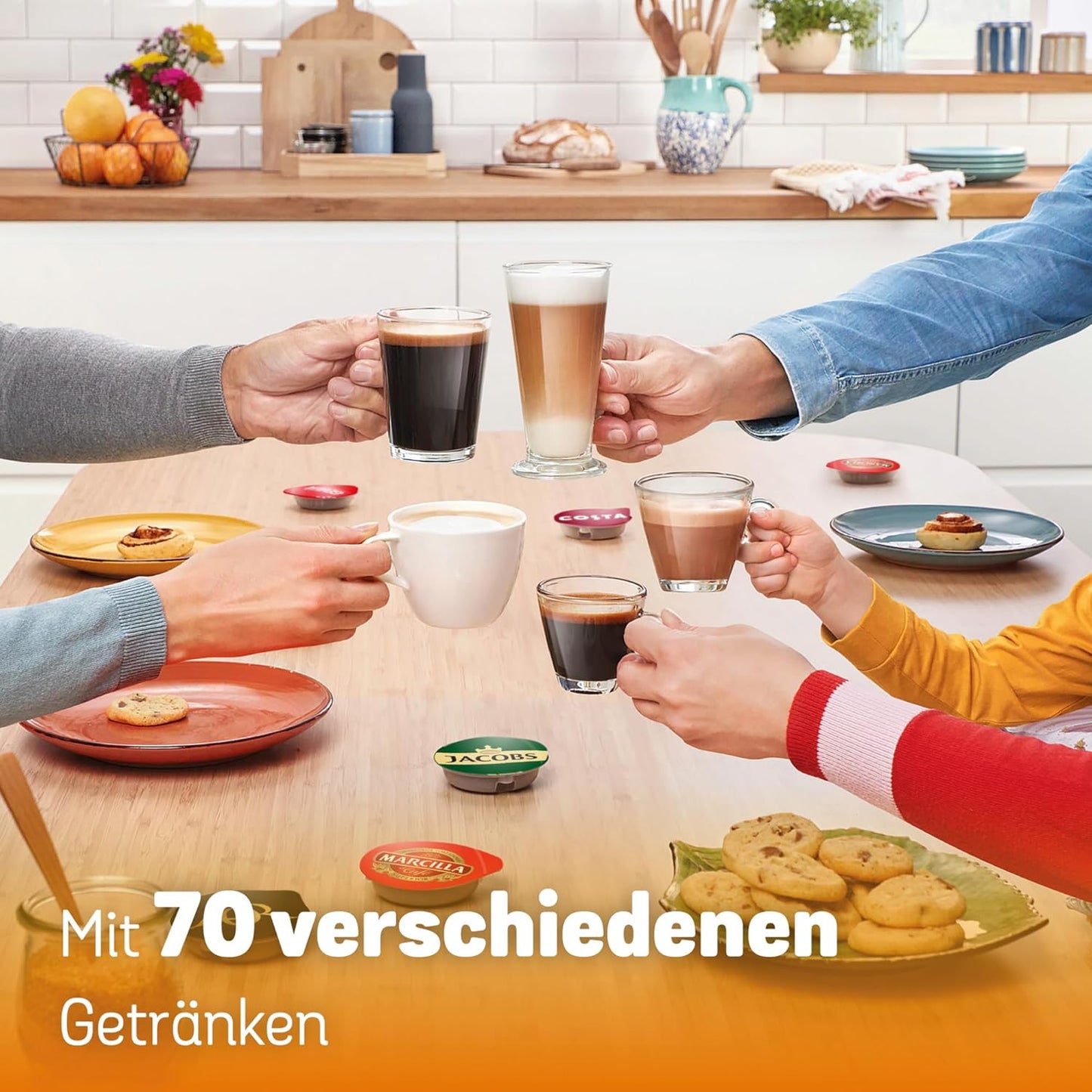 Tassimo Style Kapselmaschine, Schwarz