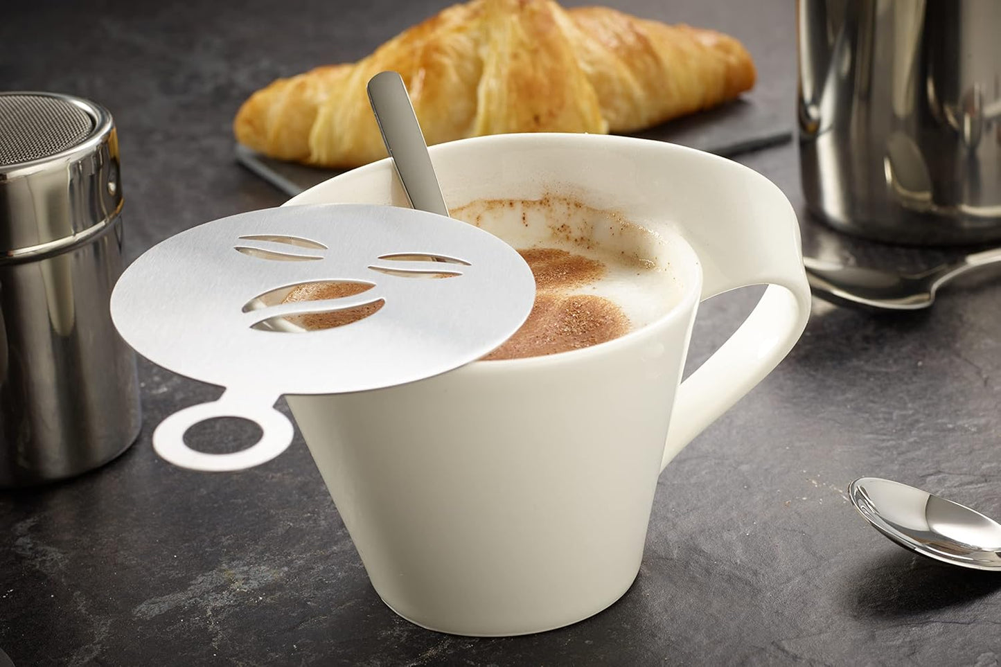 23-teiliges Kaffeezubehör-Set, Silber-edtion 350 ml