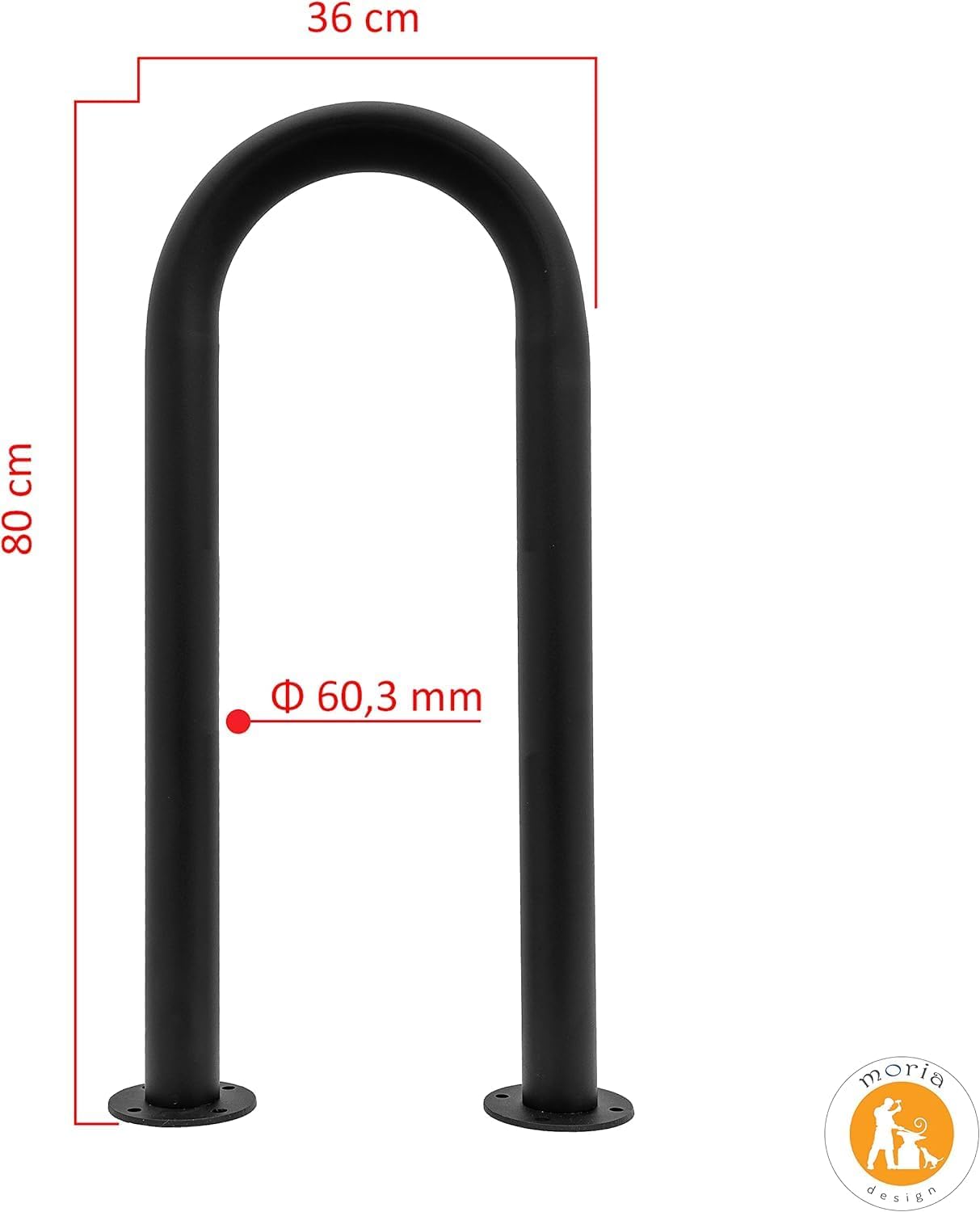Fahrradständer, 120 X 360 X 800 Mm Zum Aufdübeln