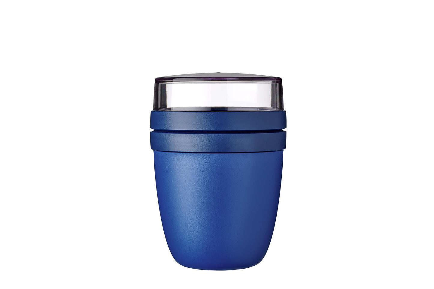 Müslibecher to go mit Unterteilung, Vivid Blue 500 ml