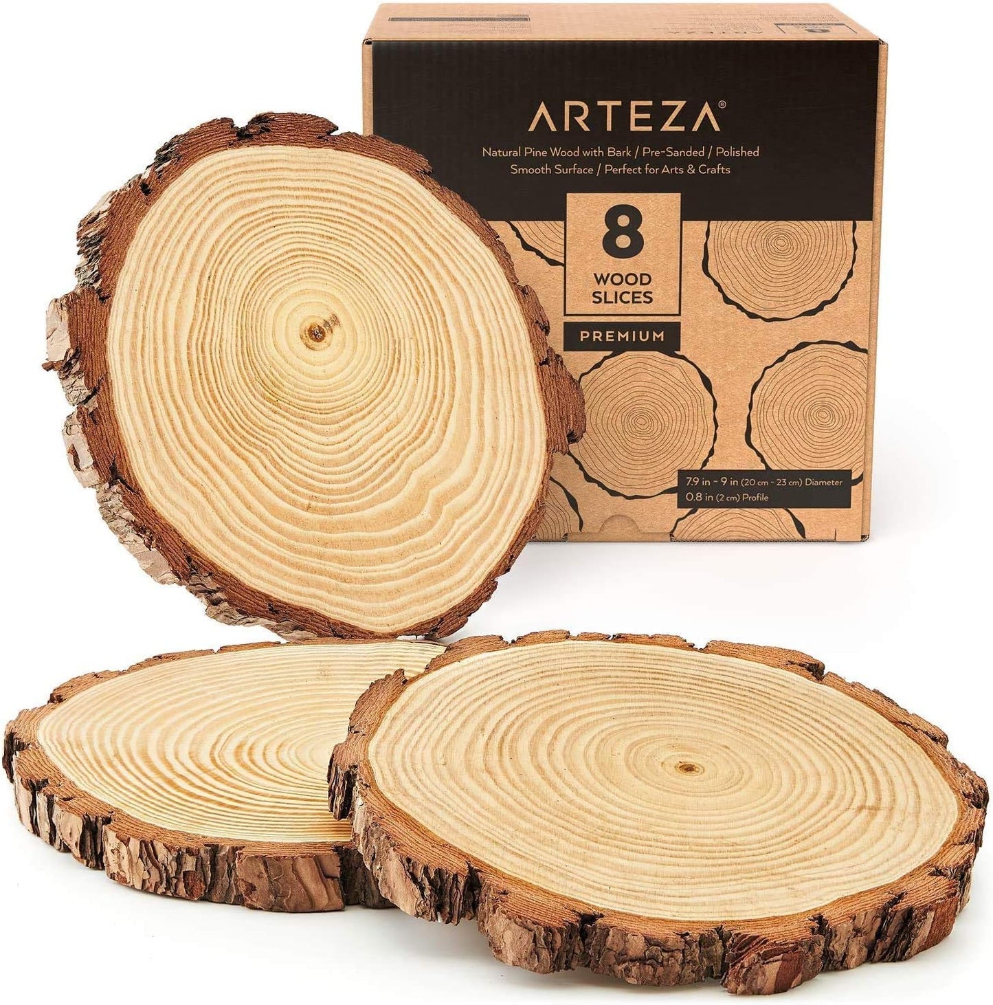 Runde Holzscheiben für Handwerk & Deko, youth large / 11-13