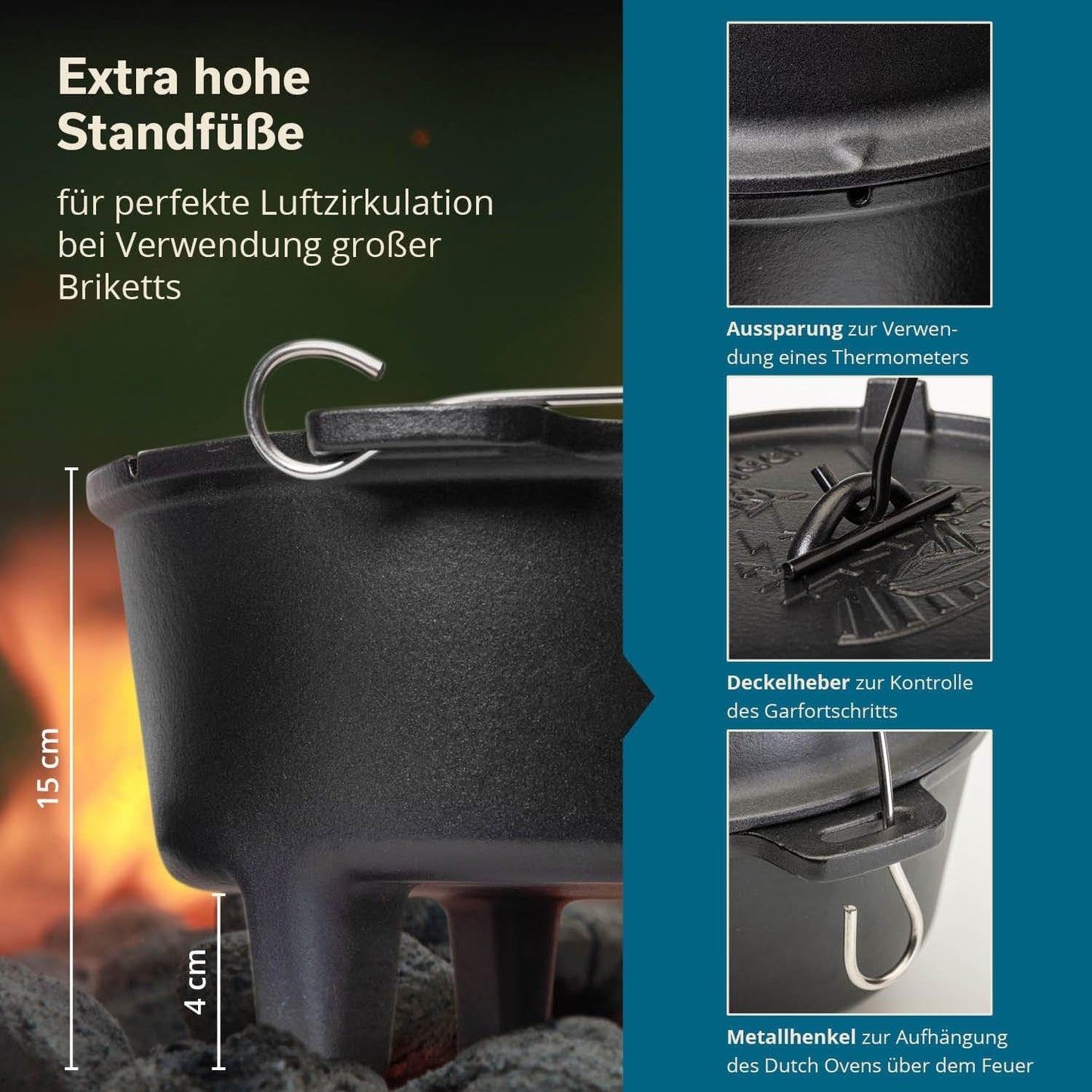 Dutch Oven BBCrew Edition, 8 Liter