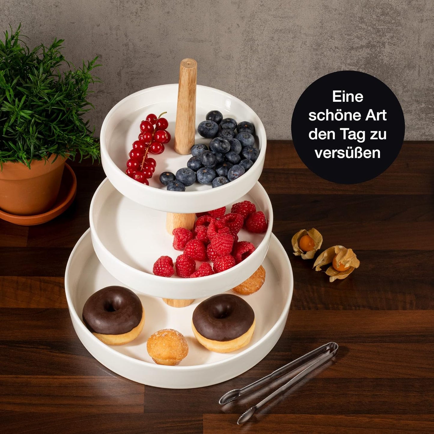 Etagere, Rund