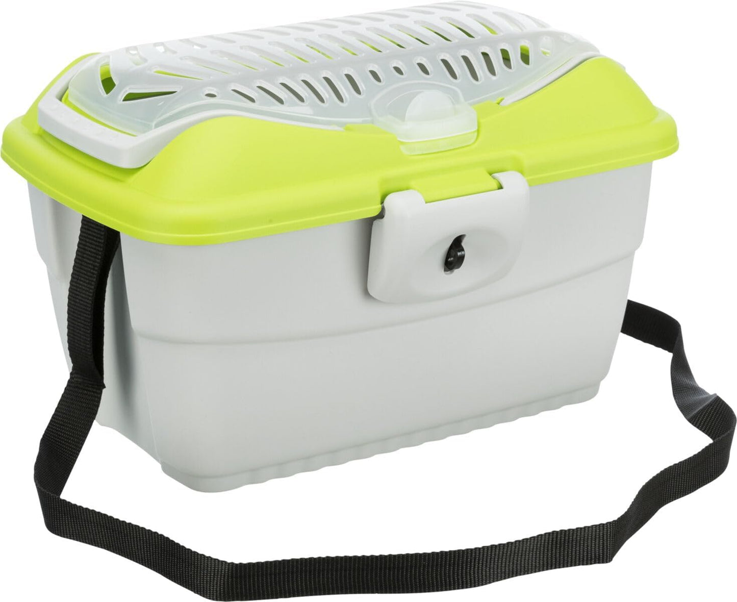Transportbox Mini-Capri, hellgrau/grün L 400 x B 300 x H 220 cm