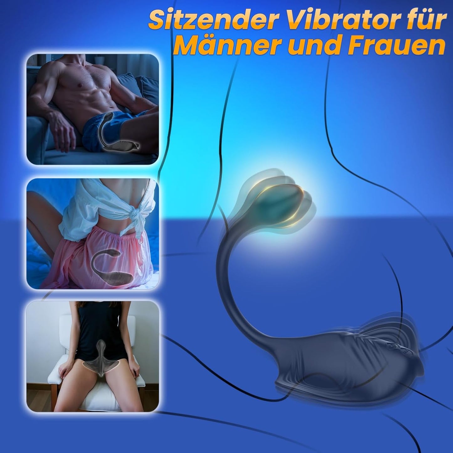 Analvibrator-Prostata-Set mit App-Steuerung & Doppelmotoren
