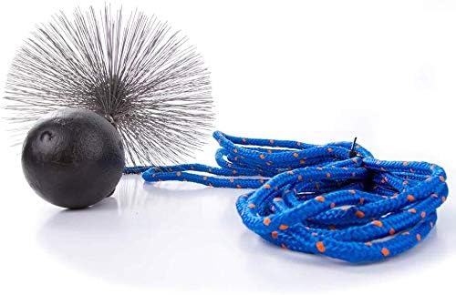 Kaminbesen-Set mit Zuggewicht (27,5cm, 10m Seil), Besen 27,5cm Zugseil 10m