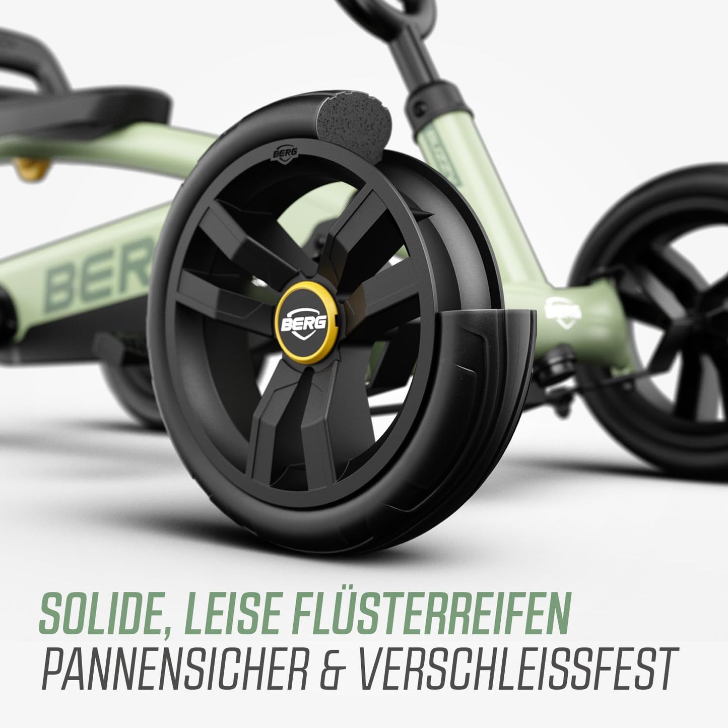 Kinder-Go-Kart Buzzy mit verstellbarem Lenker und Sitz, Green