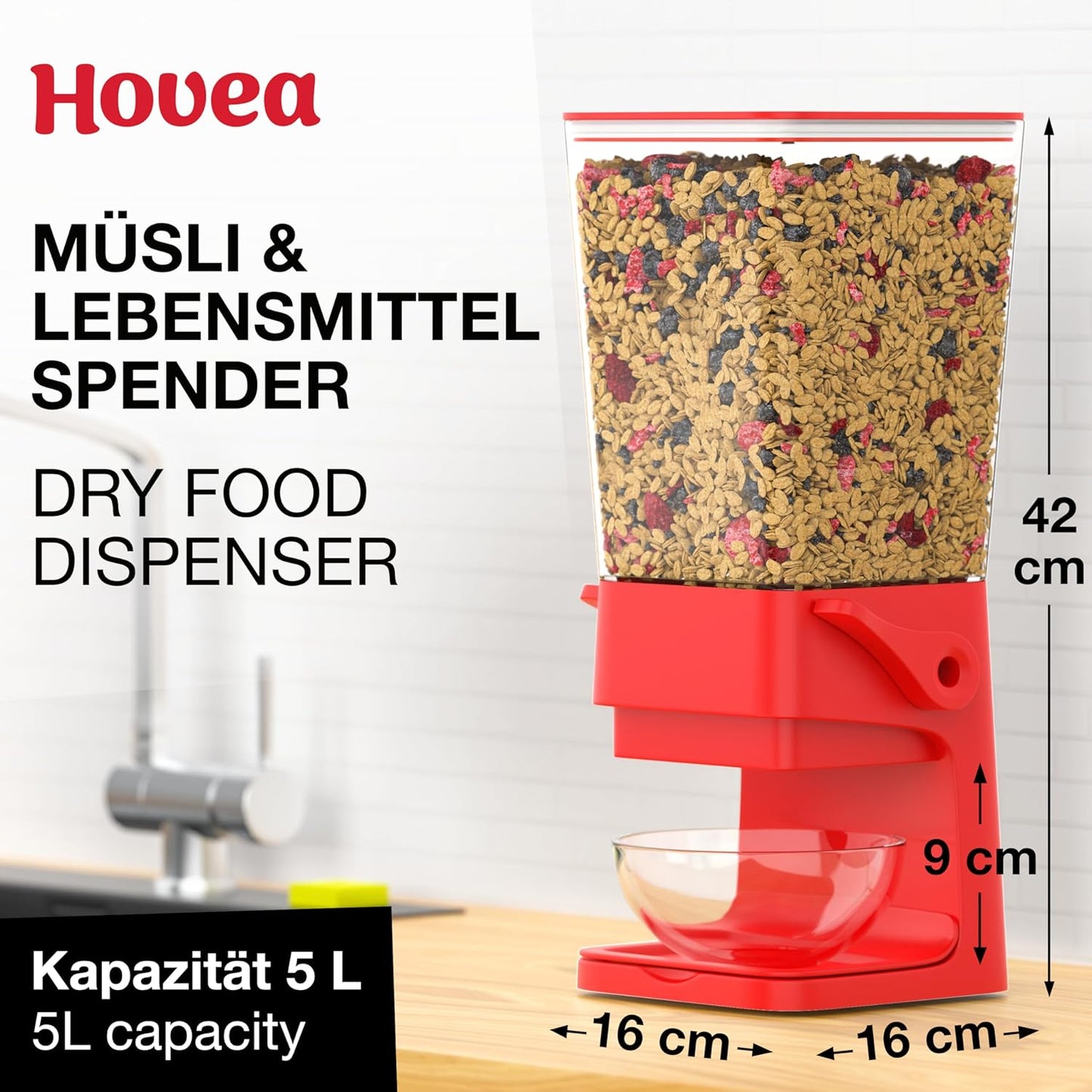 Müslispender CR502, Rot