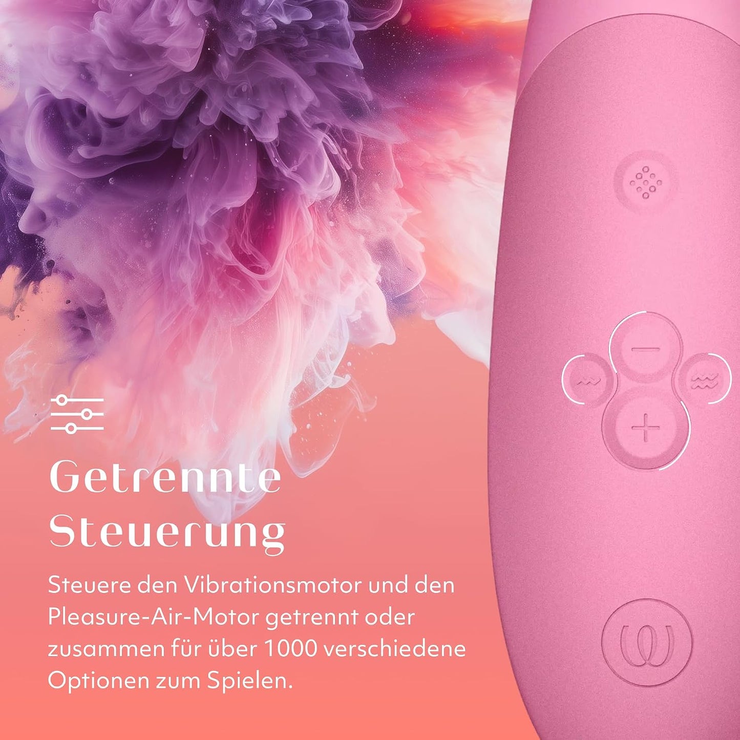 Enhance 2-in-1 Klitorisvibrator mit Saugfunktion, Hellrosa