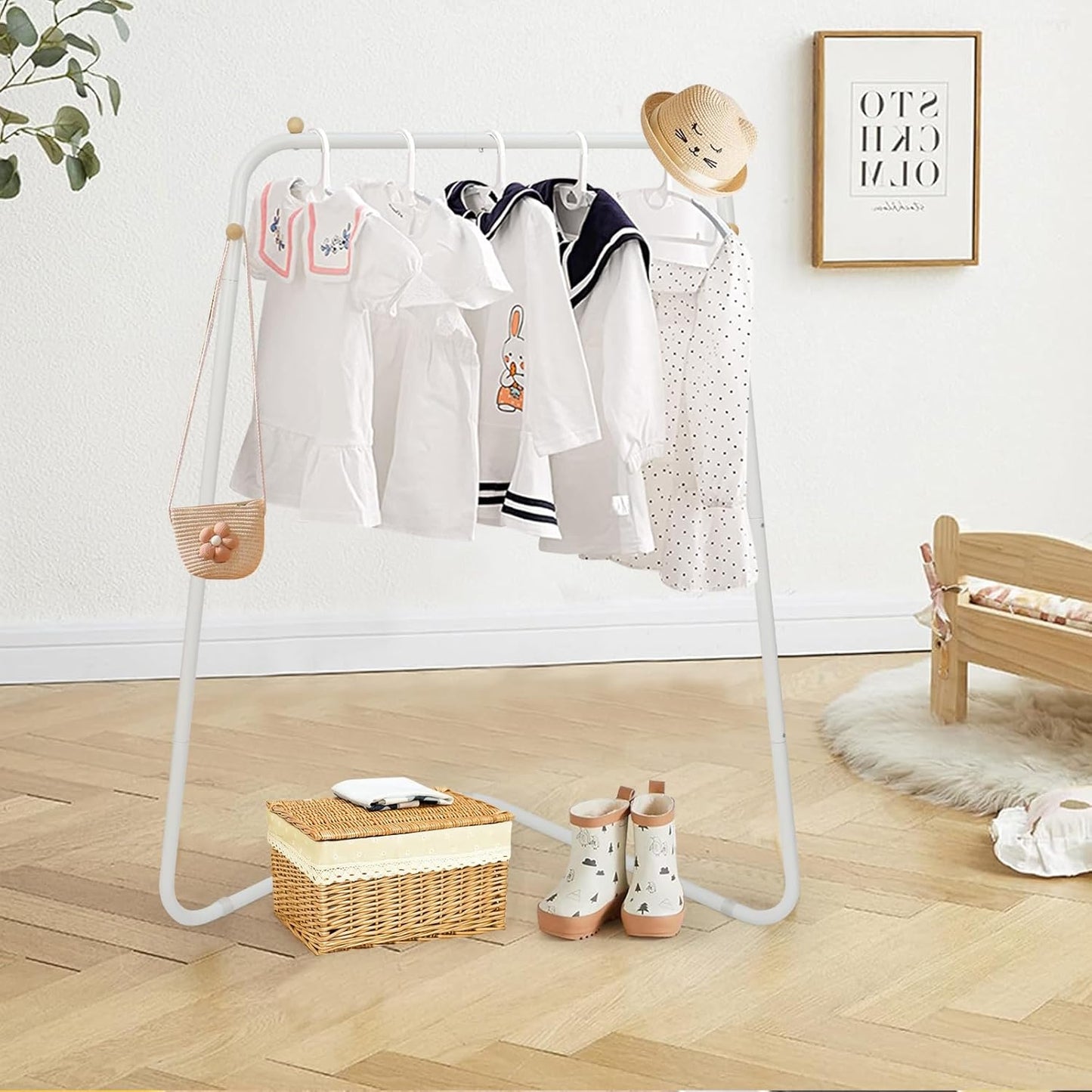 Kinder Kleiderständer, Ecke