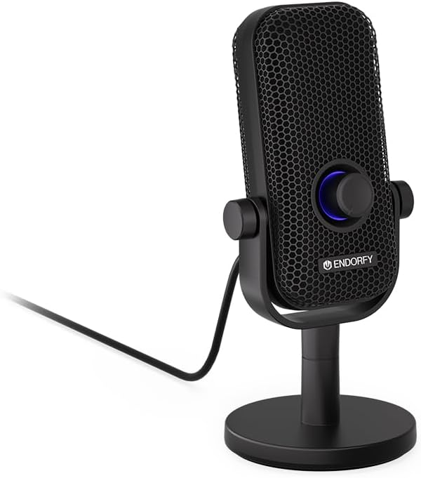 Mikrofon für Streaming und Podcast mit RGB