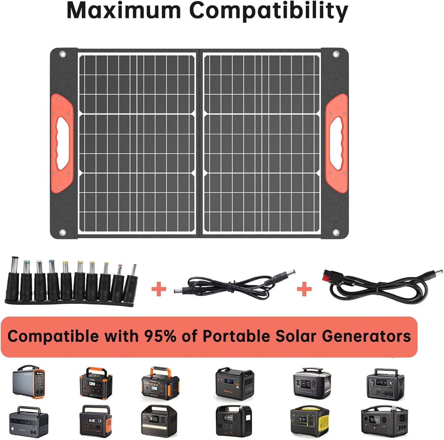 Faltbares Solarpanel, 60 Watt